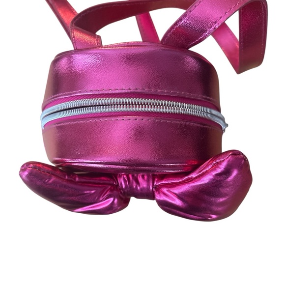 Pink bow mini backpack - Picture 2 of 3